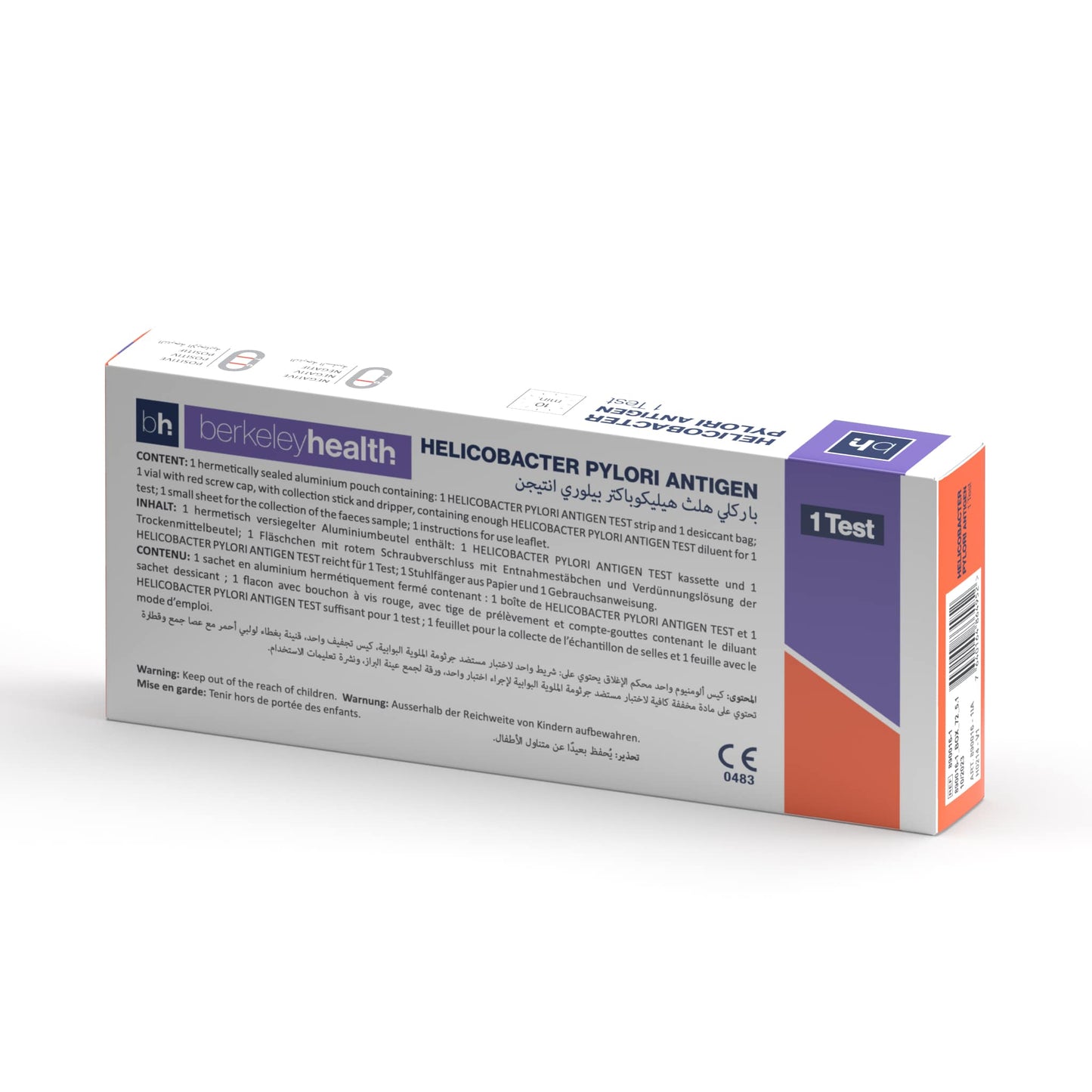 berkeleyhealth Helicobacter pylori Antigen Rapid test (Self Testing Use)