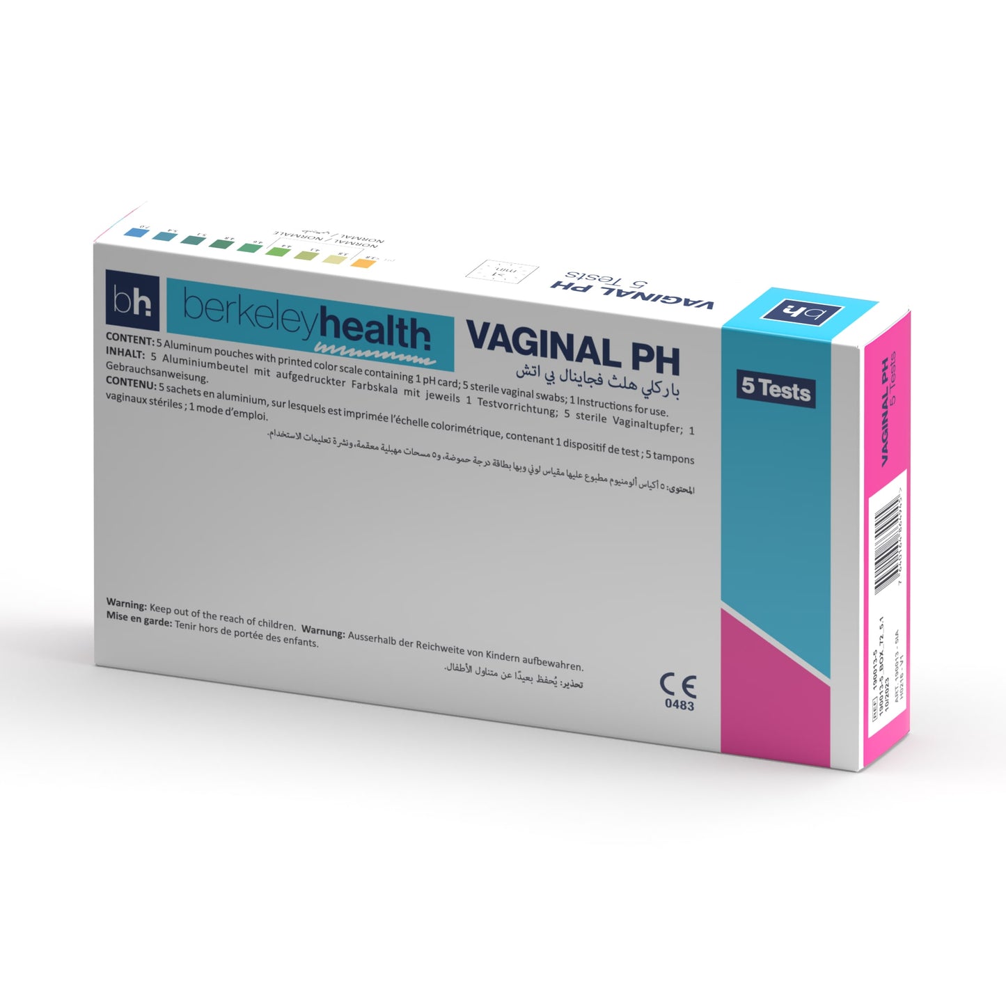 berkeleyhealth Vaginal PH Rapid Test (Self Testing Use)